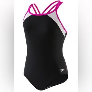 SPEEDO Girls Crossback Splice